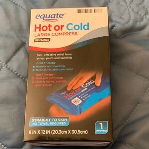 Equate Hot or Cold Large Compress - Blue
8 in X 12 in
